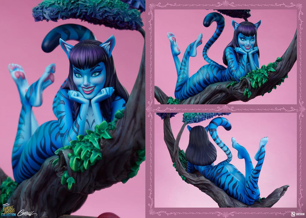 Fairytale Fantasies Collection Estatua Lady Cheshire Cat 63 cm