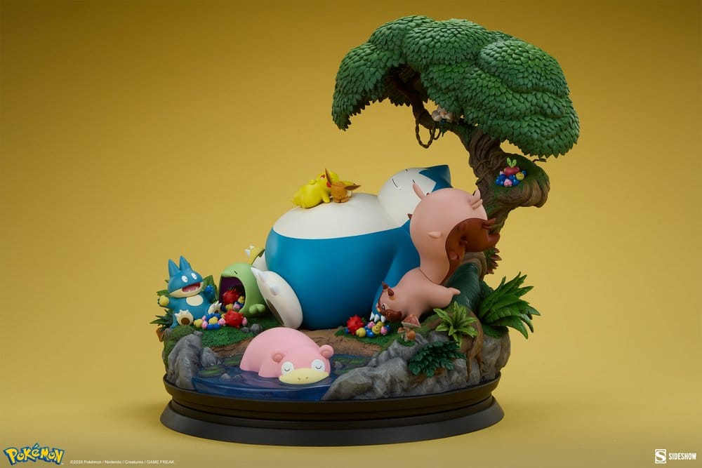 Diorama Pokémon Snorlax 33 cm