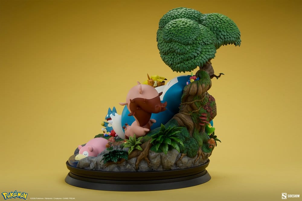 Diorama Pokémon Snorlax 33 cm