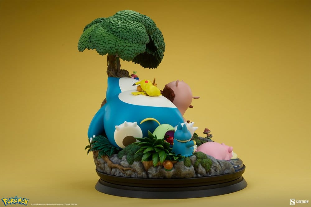 Diorama Pokémon Snorlax 33 cm