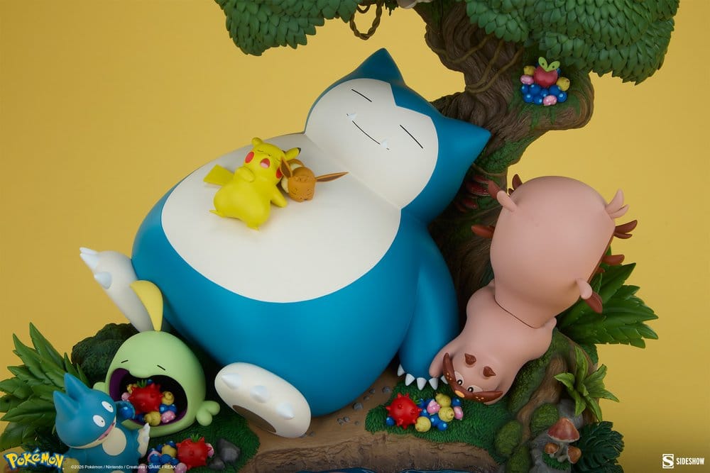 Diorama Pokémon Snorlax 33 cm