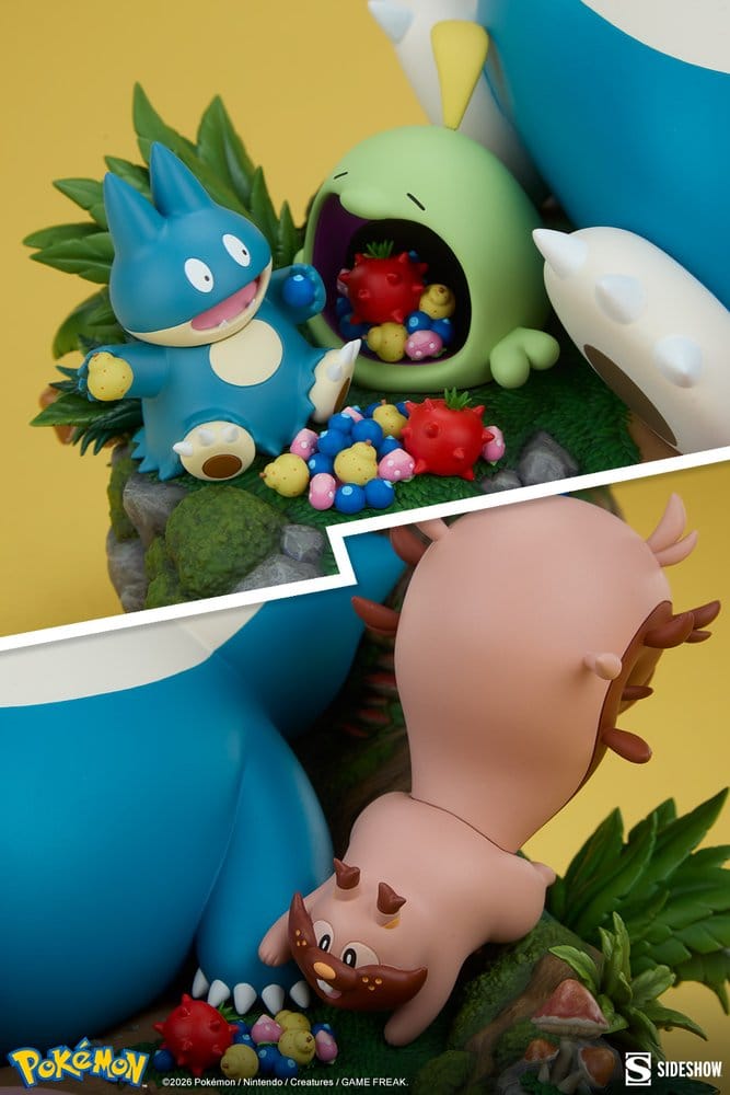 Diorama Pokémon Snorlax 33 cm