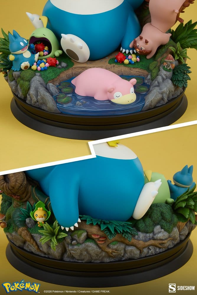 Diorama Pokémon Snorlax 33 cm
