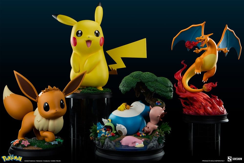 Diorama Pokémon Snorlax 33 cm