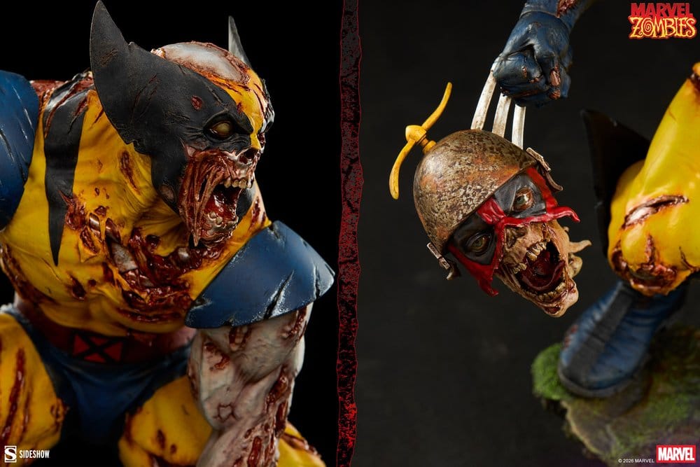 Marvel Estátua Wolverine: Marvel Zombies 29 cm