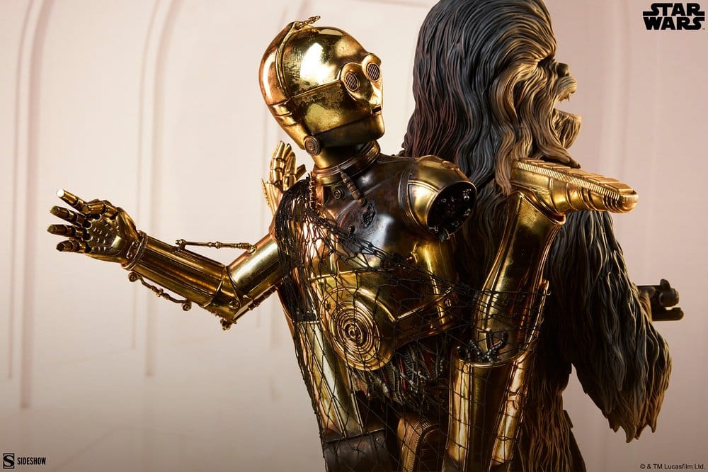 Star Wars Premium Format Estatua Chewbacca and C-3PO 63 cm