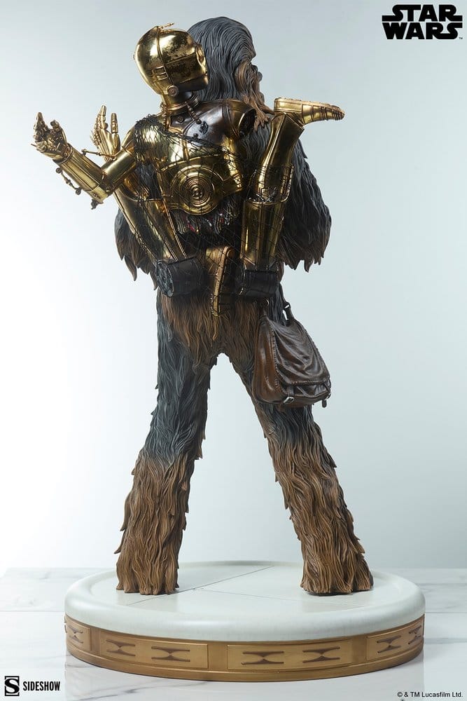 Star Wars Premium Format Estatua Chewbacca and C-3PO 63 cm