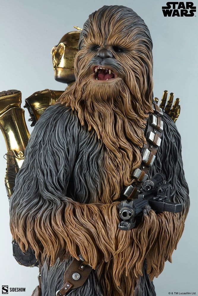 Star Wars Premium Format Estatua Chewbacca and C-3PO 63 cm