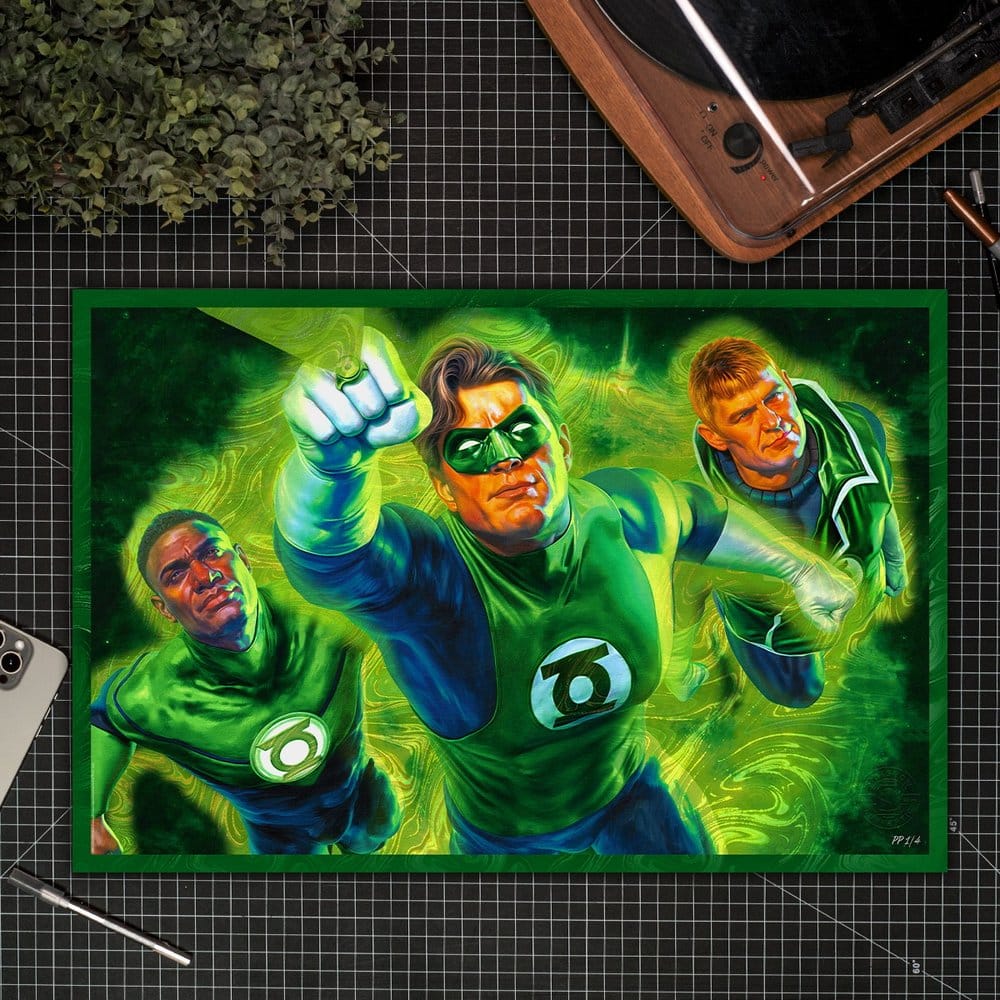DC Comics Litografia Green Lantern 61 x 41 cm - sem moldura