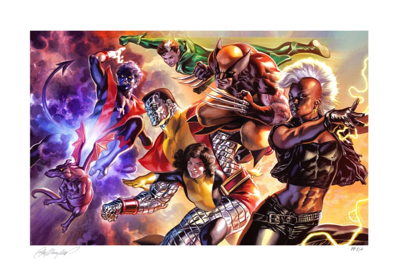 Marvel X-Men Litografia The X-Men by Felipe Massafera 46 x 66 cm - sin marco