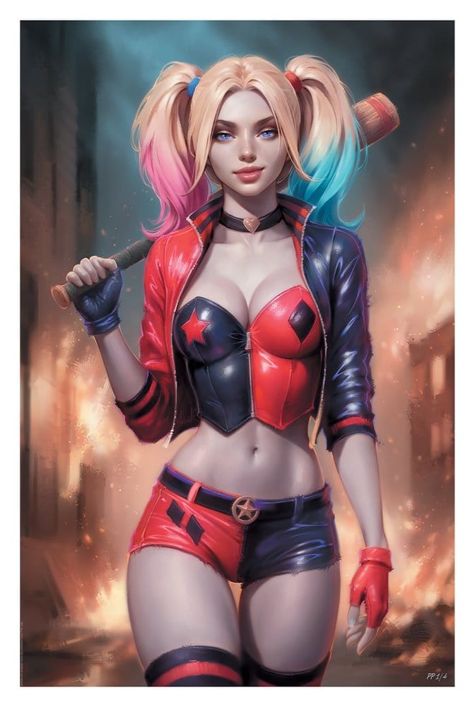 DC Comics Litografia Harley Quinn 41 x 61 cm - sin marco Frikytopia