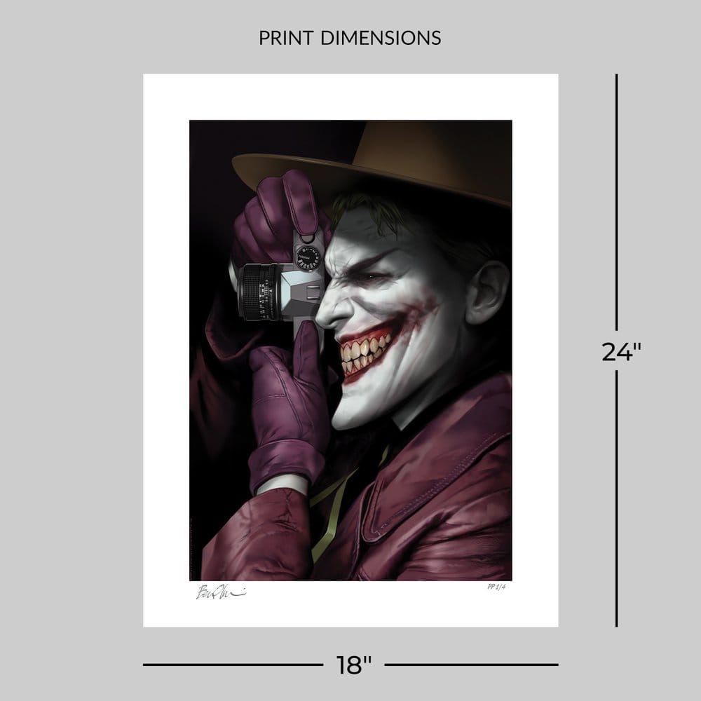 DC Comics Litografia Batman: The Killing Joke Reprise 46 x 61 cm - sin marco