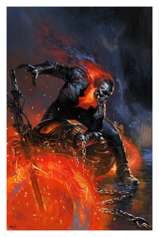 Marvel Litografia Ghost Rider 41 x 61 cm - sin marco Frikytopia