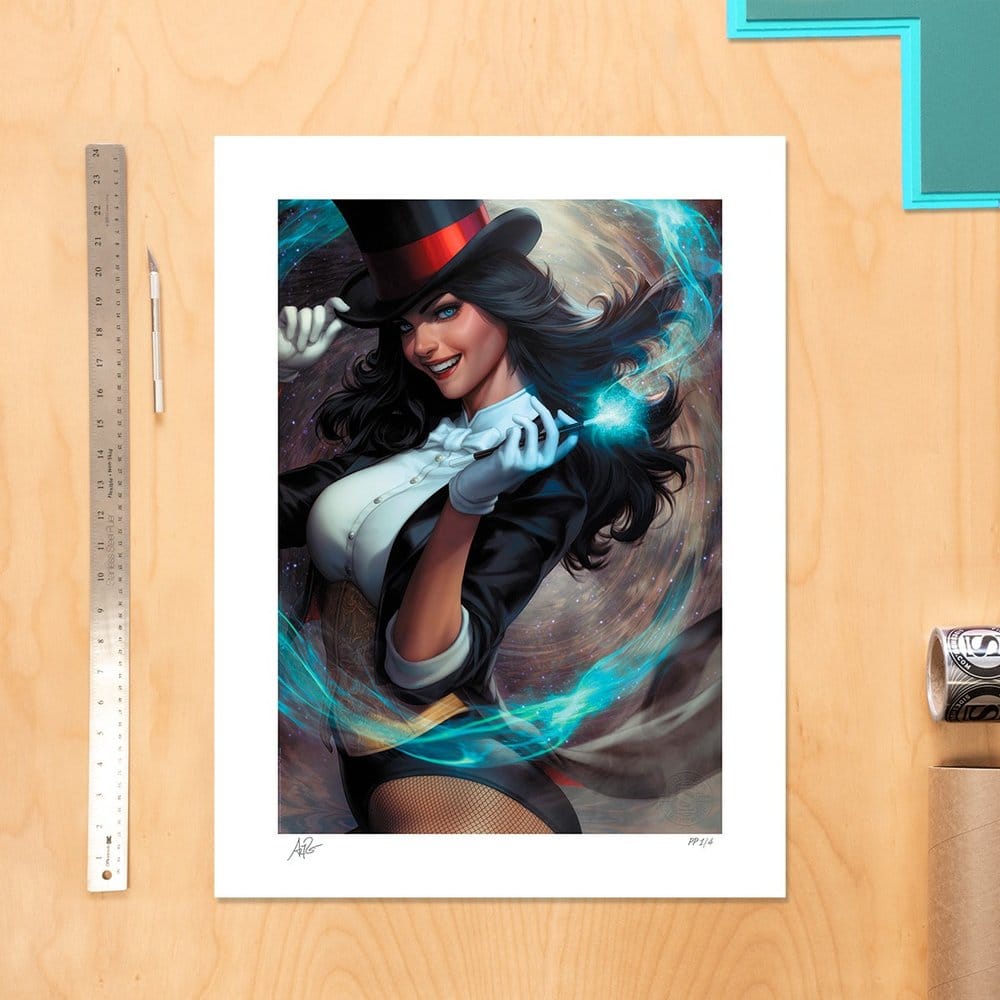 DC Comics Litografia Zatanna: Bring Down the House 46 x 61 cm - sem moldura