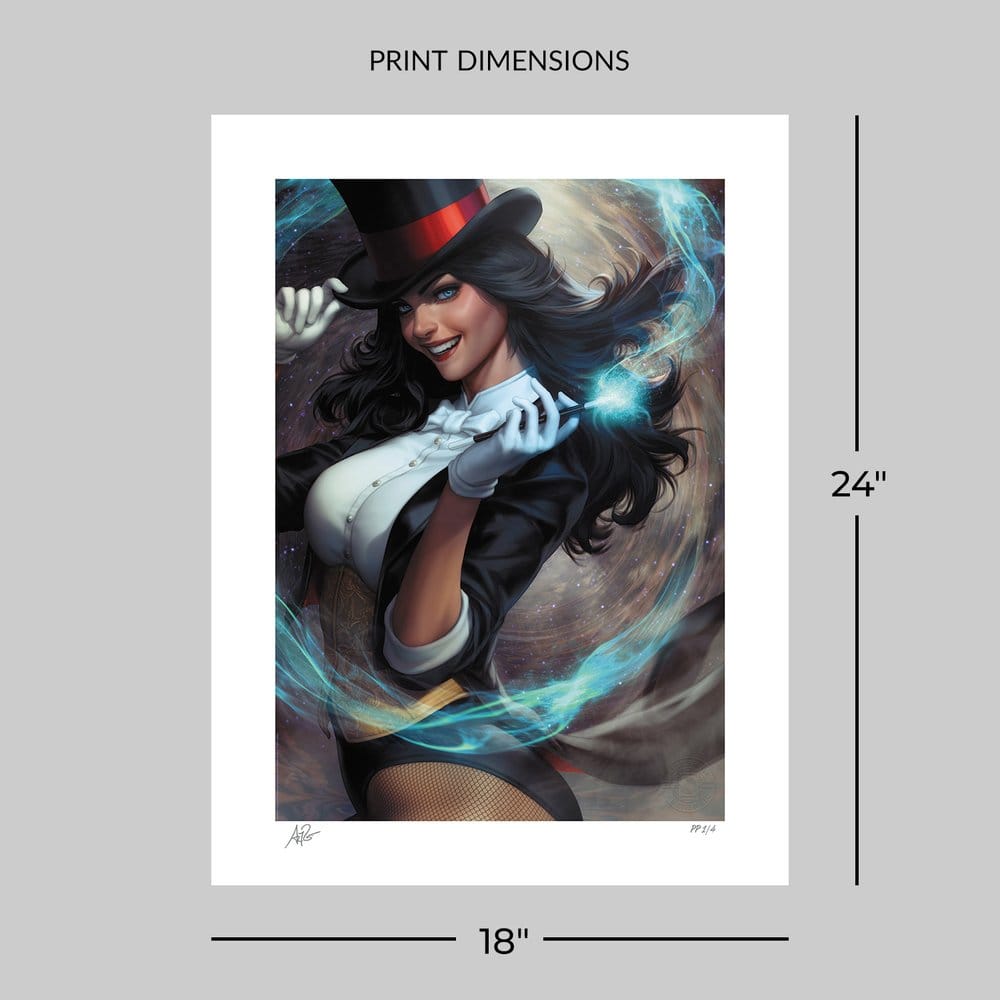 DC Comics Litografia Zatanna: Bring Down the House 46 x 61 cm - sem moldura