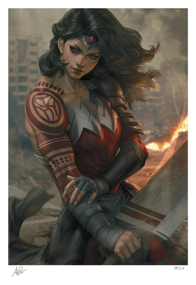 DC Comics Litografia Absolute Wonder Woman 46 x 61 cm - sin marco Frikytopia