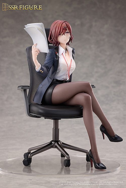 The Idolmaster Shiny Colors x Mahjong Soul Figura PVC 1/7 Madoka Higuchi Effortless Work Ver. 21 cm