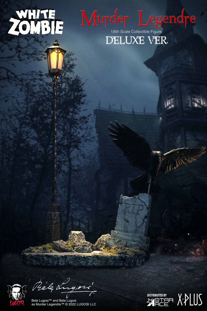 A Legião dos Homens Sem Alma My Favourite Movie Diorama 1/6 Murder Legendre R.I.P. Gravestones and Lamp 30 cm Frikytopia