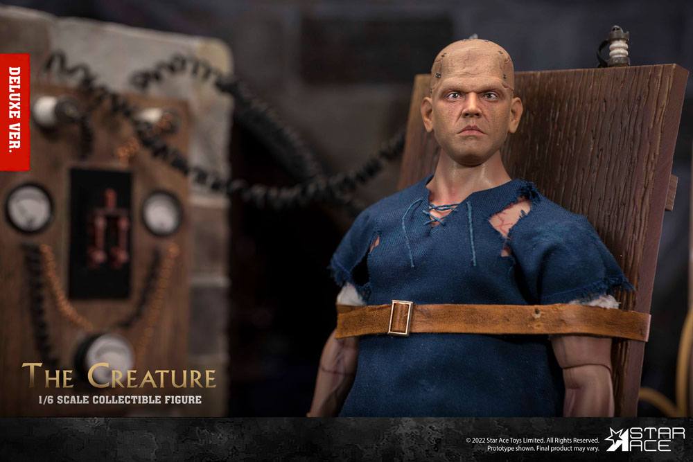 O Horror de Frankenstein My Favourite Movie Figura 1/6 The Creature Deluxe Version 30 cm