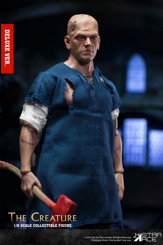 O Horror de Frankenstein My Favourite Movie Figura 1/6 The Creature Deluxe Version 30 cm