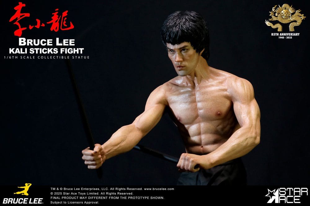 BRUCE LEE KALI STICKS FIGHT DELUXE BASEMENT VER. Estatua