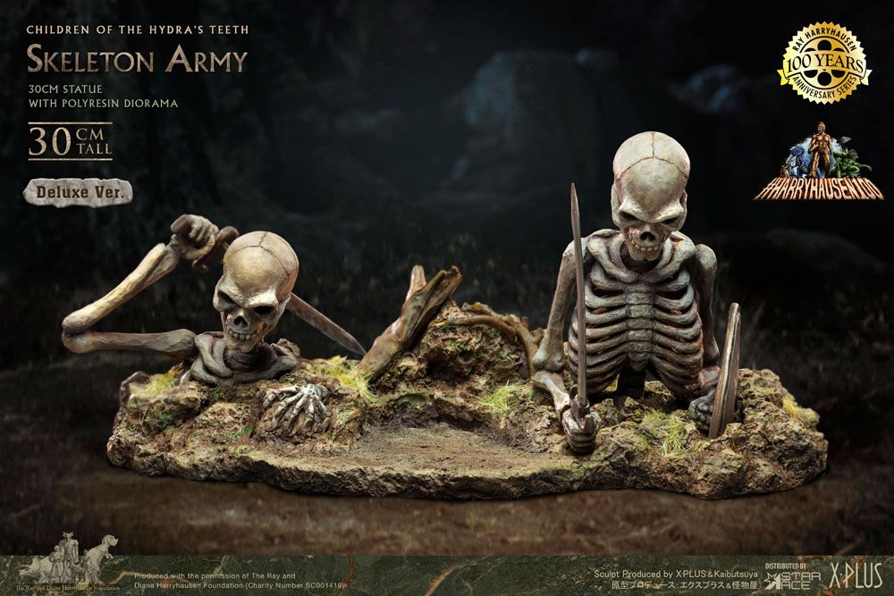 RAY HARRYHAUSEN SKELETON ARMY DLX Estatua