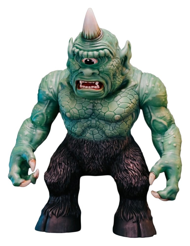 Figura Soft-Vinyl Art Sofubi Ray Harryhausen Ciclope Estilo Vintage Cores Poster Filme Japonês 25 cm