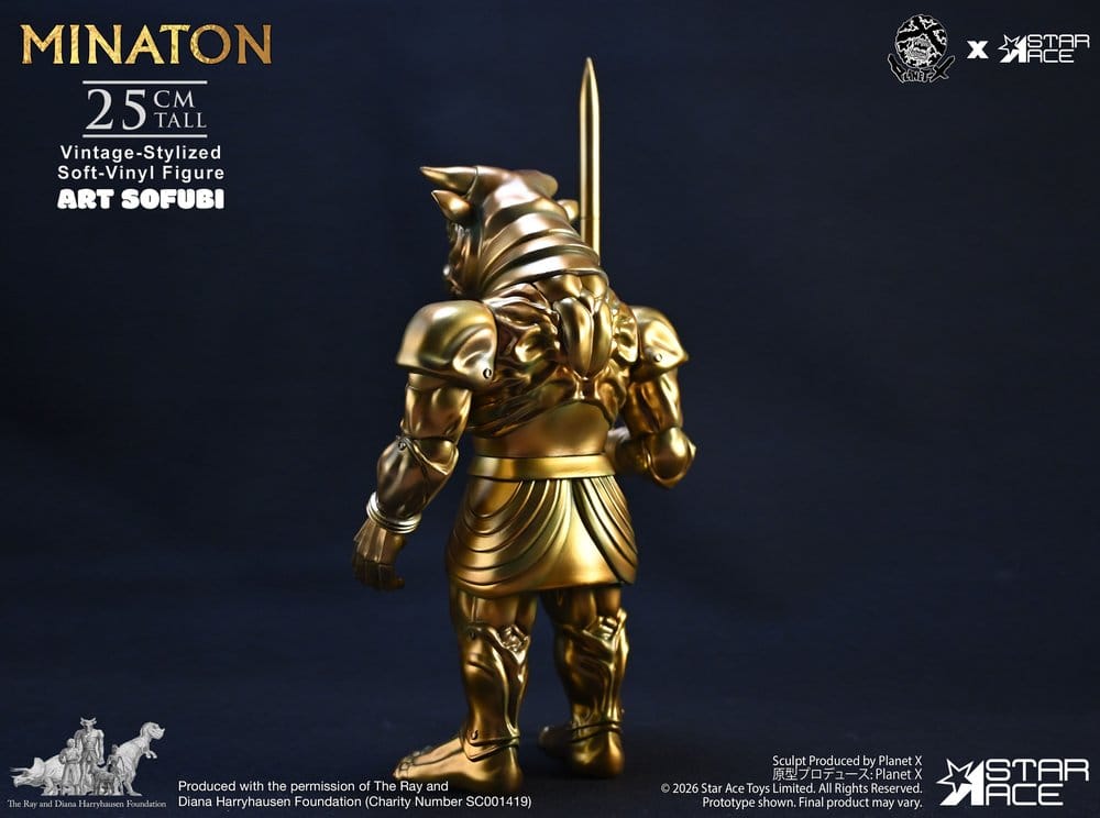 Ray Harryhausen Estatua Soft Vinyl Minaton Vintage-Style 25 cm