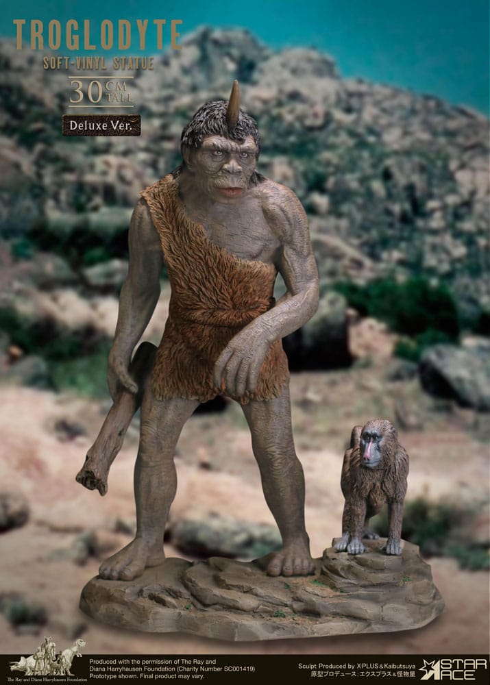 Ray Harryhausen's Estatua Soft Vinyl Troglodyte Deluxe Version 30 cm Frikytopia