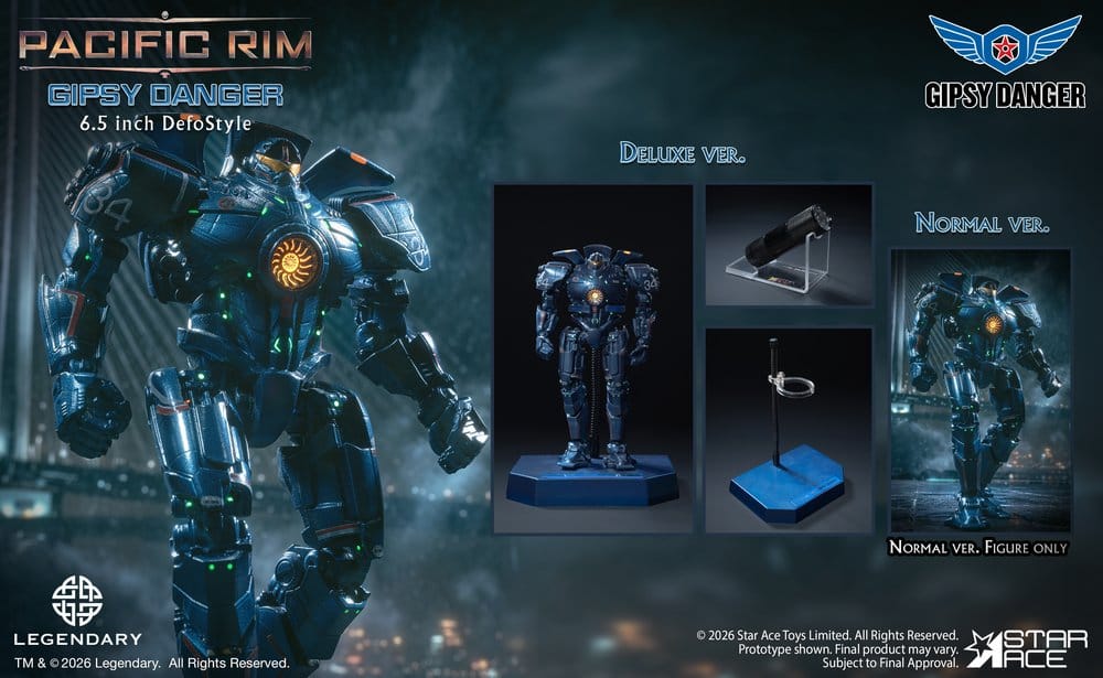 Pacific Rim DefoStyle Figuras Pack de 2 Gipsy Danger &amp; Cherno Alpha DX 17 cm