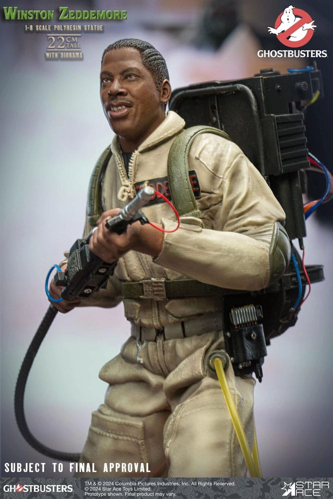 Ghostbusters Estatua a 1/8 Winston Zeddemore 22 cm