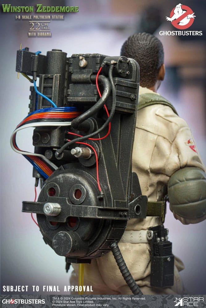 Ghostbusters Estatua a 1/8 Winston Zeddemore 22 cm