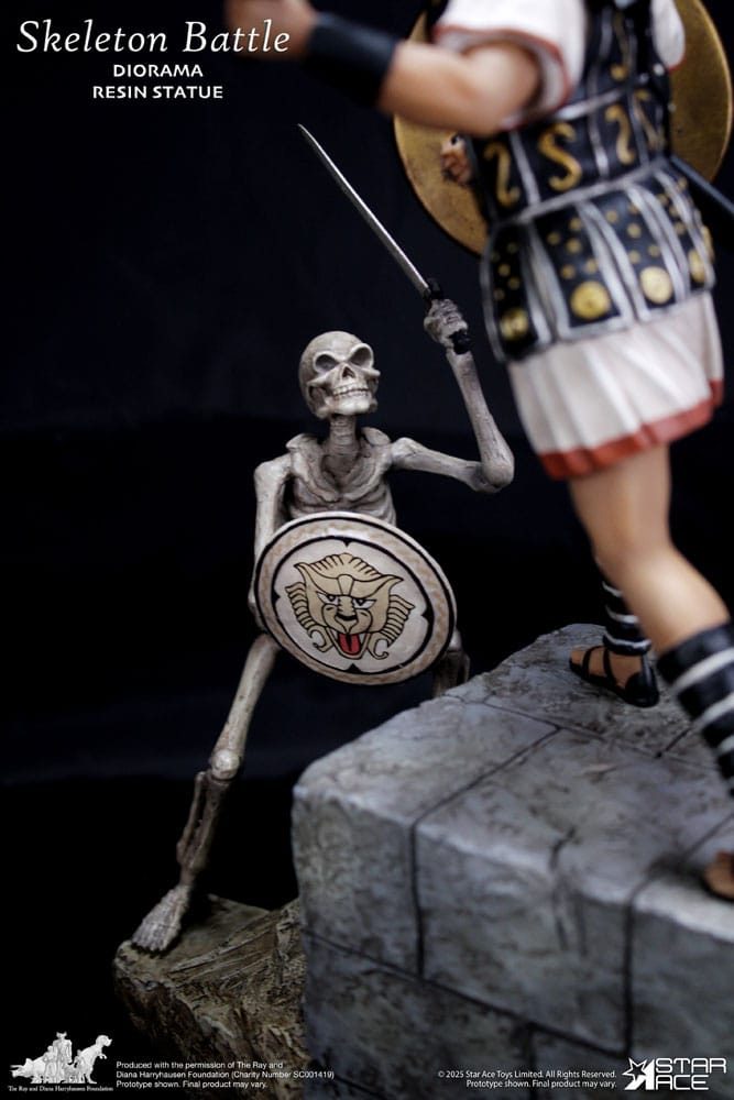 Ray Harryhausen Estatua 1/8 Skeleton Battle Scene 30 cm