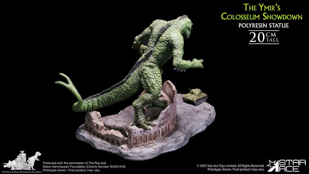 Ray Harryhausen Estatua 1/8 The Ymir's Colosseum Showdown 20 cm