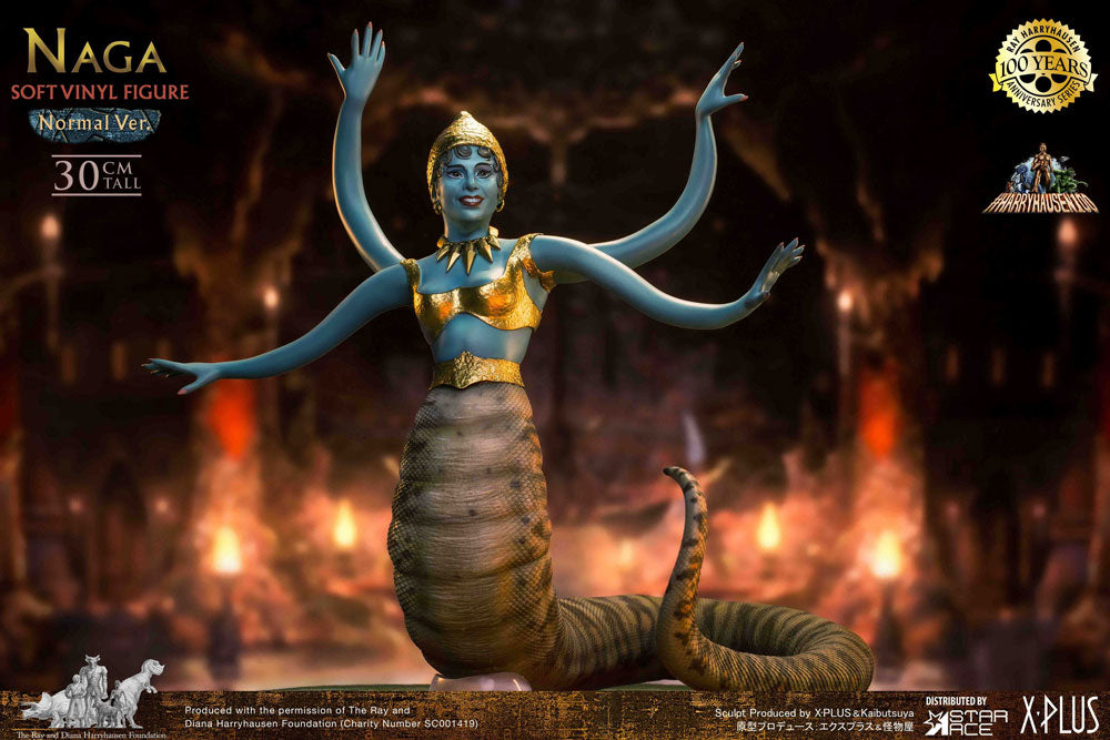Simbad e a Princesa Estatua Soft Vinyl Ray Harryhausen's Naga (Snake Woman) 31 cm