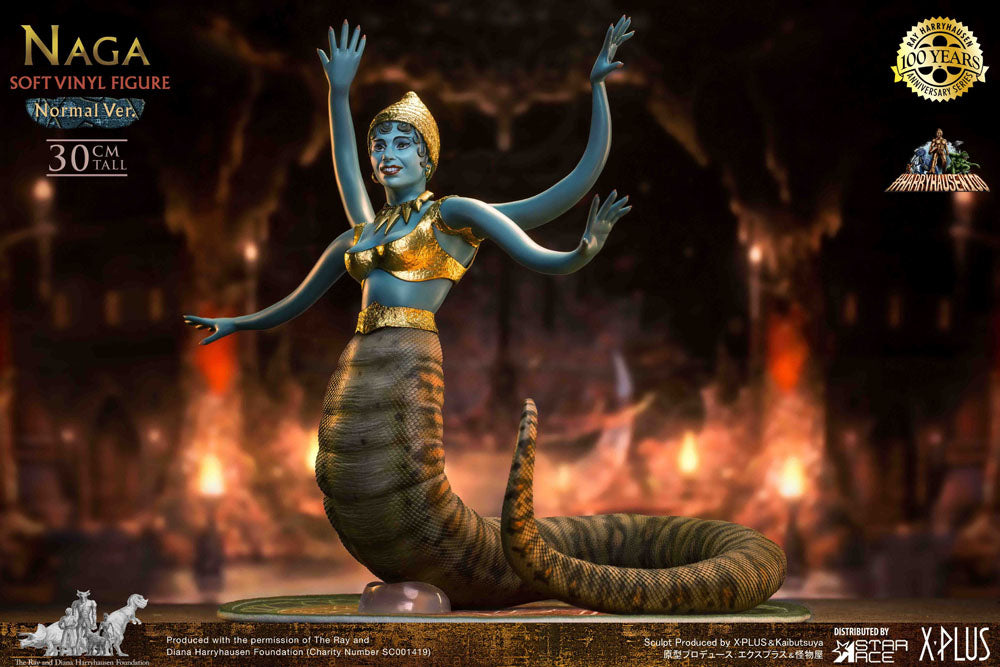 Simbad e a Princesa Estatua Soft Vinyl Ray Harryhausen's Naga (Snake Woman) 31 cm