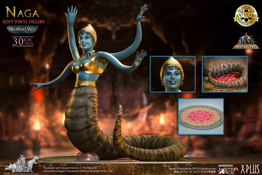 Simbad e a Princesa Estatua Soft Vinyl Ray Harryhausen's Naga (Snake Woman) 31 cm