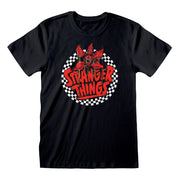 Stranger Things Camiseta Checkered Circle talla XL