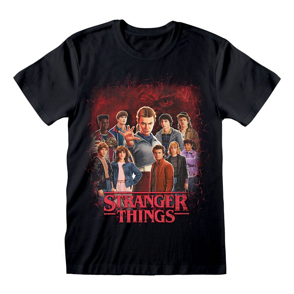 Stranger Things Camiseta Group of all Characters talla XL