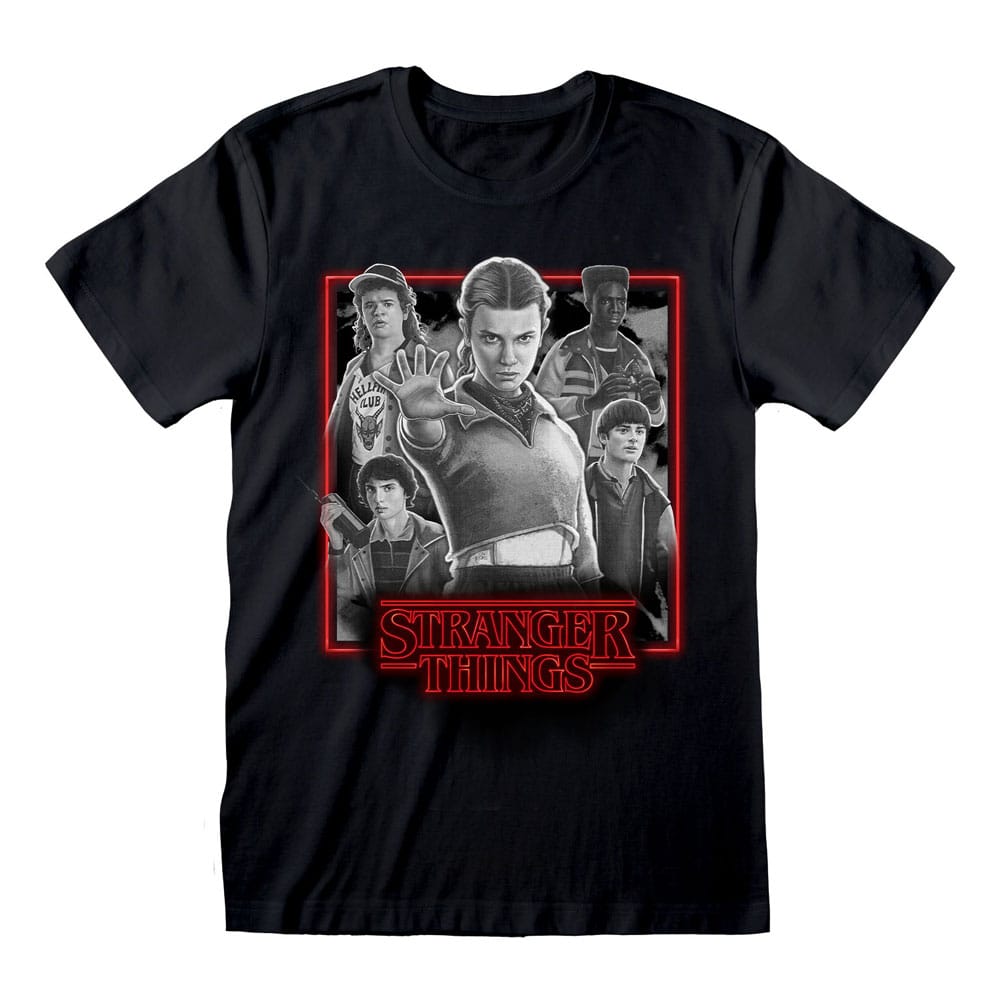 Stranger Things Camiseta Group Artwork One Last Strange Adventure Colour talla M