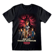Stranger Things Camiseta Group Artwork One Last Strange Adventure Colour talla M