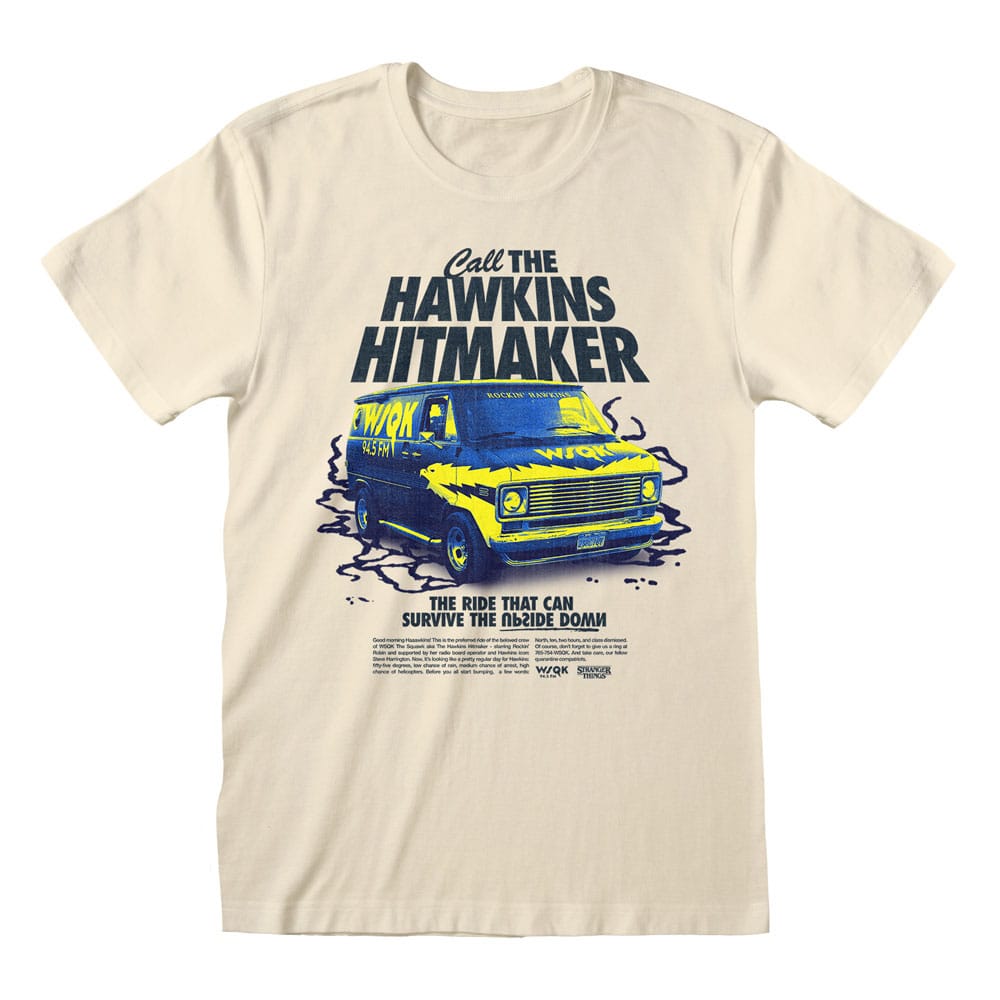 Stranger Things Camiseta Call the Hawkins Hitmaker talla L Frikytopia