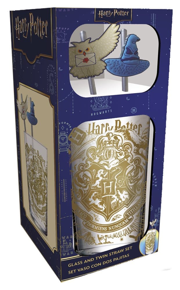 Harry Potter Copo Tumbler com palhetas Magic &amp; Mayhem 485 ml