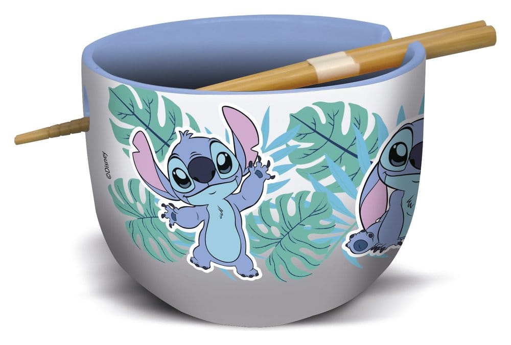Lilo & Stitch Bol para Ramen con Palillos Stitch Aloha Frikytopia
