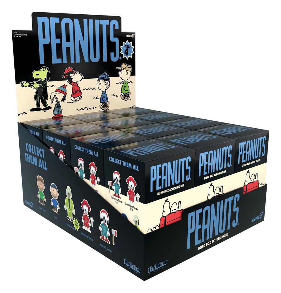 Peanuts Figura Blind Box Wave 4 Display (12) Frikytopia