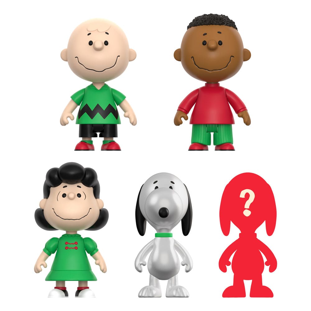 Peanuts Figuras Figuras ReAction Wave 08 Holiday 10 cm Cajas Sorpresas Expositor (12)