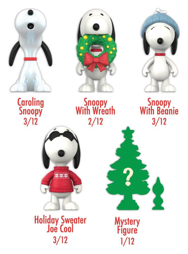 Peanuts Figuras Mini Snoopy Holiday Blind Box 10 cm (12)