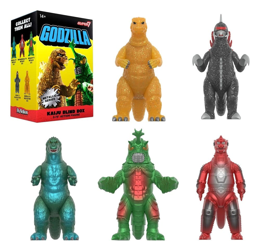 Godzilla Toho (Metallic) Figura Blind Box Wave 5 Display (12)