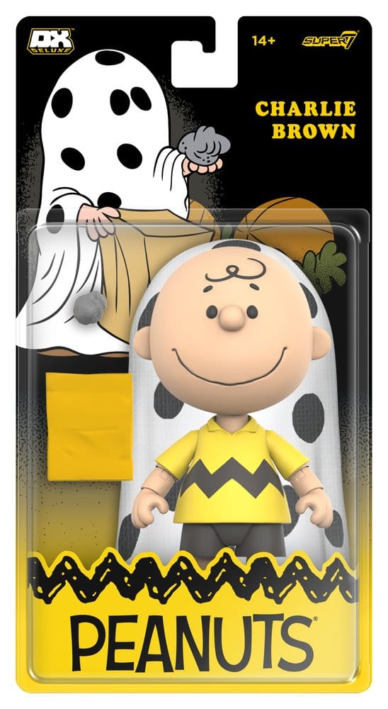 Peanuts Deluxe Wave 01 Figura Charlie Brown (with Ghost Sheet) 18 cm Frikytopia