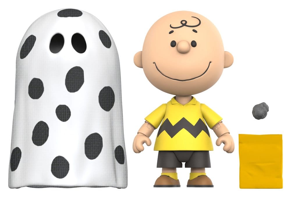 Peanuts Deluxe Wave 01 Figura Charlie Brown (with Ghost Sheet) 18 cm